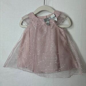 Catherine Malandrino Rose Color Dress Baby Size 3-6M NWT